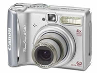 AV Canon PowerShot A540, picture of a camera - AV Canon PowerShot A540