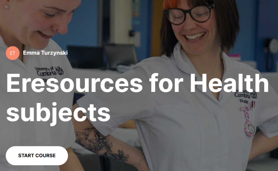 Rectangular photo - LANDSCAPE - Optimised for web, eresources for health subjects tutorial