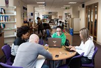 Library200x133, People studying at the Library at the Fusehill campus 