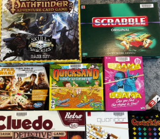 selection of board games