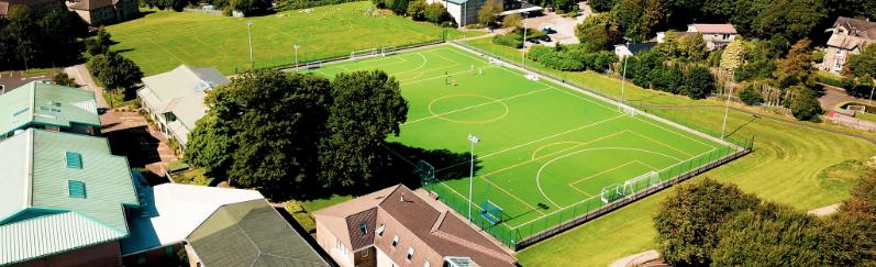 Outside of the Lancaster Campus Sports Complex Building