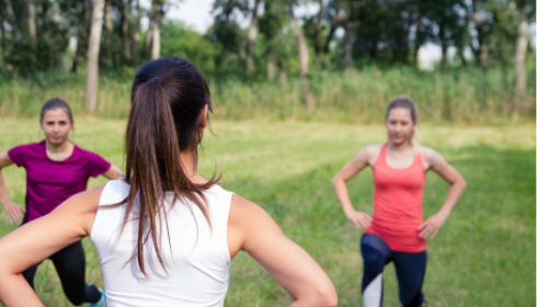 Outdoor Pilates 