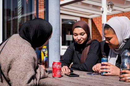 London Campus Students Talking 