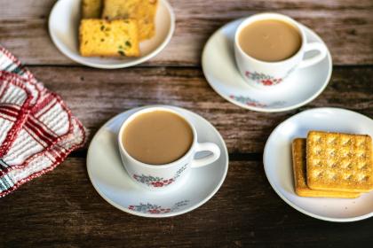 Refreshments including tea, coffee and cake