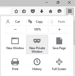 private browsing firefox, 