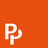 anatomyTV, anatomy TV logo - orange background with a white double P