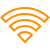 dl_eduroam, orange cartoon of wifi icon