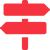 Signpost icon, Signpost