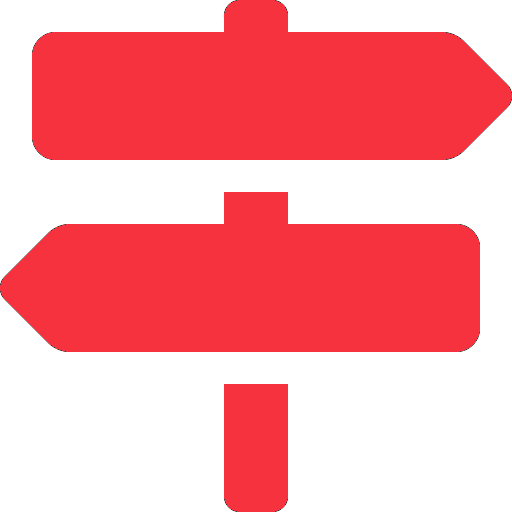 Signpost large icon, Signpost