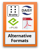 Alternative Formats, Alternative Formats Button