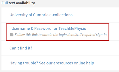 teachmephysio 01, TeachMePhysio getting access 01