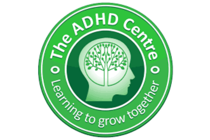 The ADHD centre logo on a white background.
