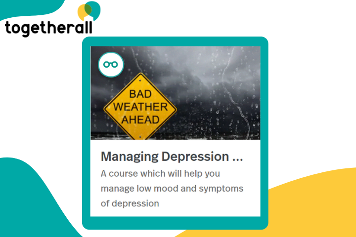 The image shows a screenshot of a course on the website 'Togetherall' and reads 