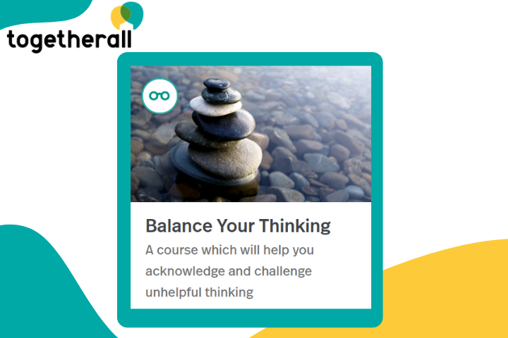 The image shows a screenshot of a self guided course on Togetherall, it reads 