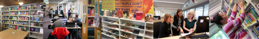 Library news and events banner, 