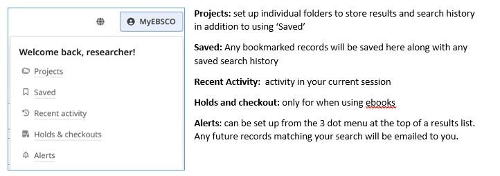 Blog image, Image from the new Ebsco searching interface