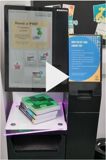 Borrowing - self-issue kiosk, 