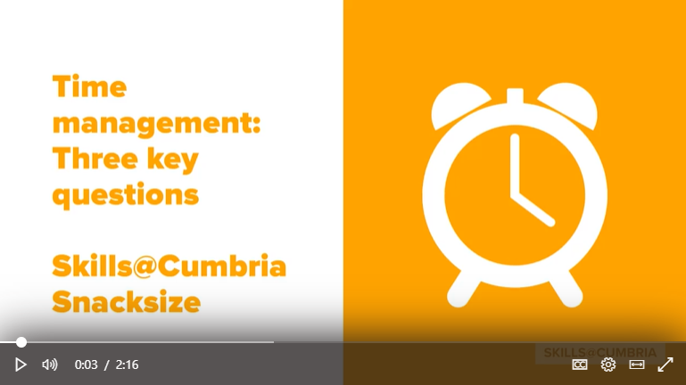 Time management: 3 key questions, Where, when and how you study