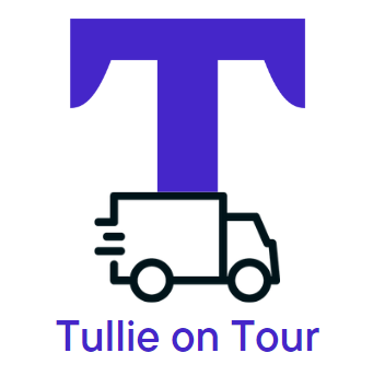 Tullie on tour logo, tullie on tour logo