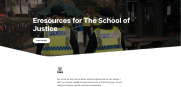 School of Justice eresources, Eresources for School of Justicearticulate tutorial