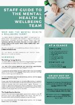 Staff Guide to the Mental Health and Wellbeing Services for Students, Staff PDF Guide to the Mental Health and Wellbeing Services for Students