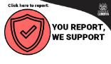 You Report We Support Click Here Logo, You Report We Support Click Here Logo