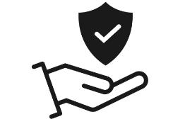 YRWS Hand and Safe Symbol, Hand and Safe Symbol