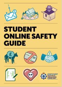 Student online money safety guide image, 