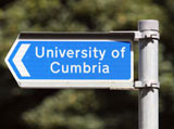 CumbriaSign50x50, University of Cumbria sign