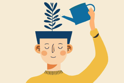 wellbeing hub cartoon, wellbeing hub cartoon